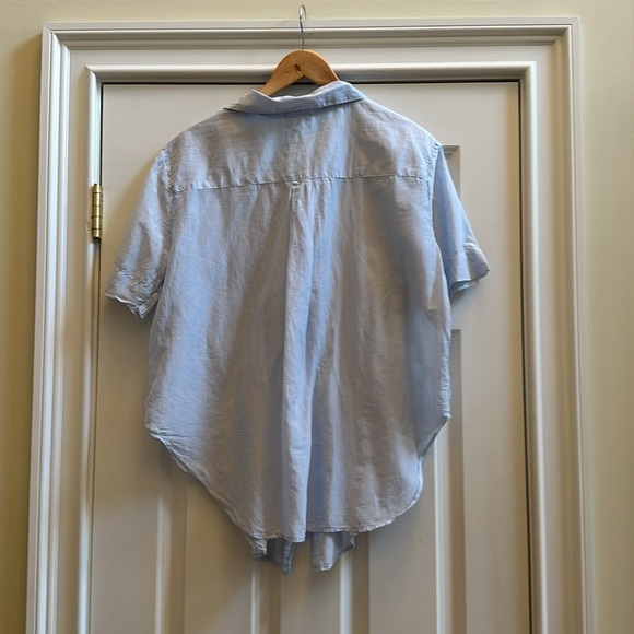 CP Shades Georgia button down shirt in Sky, Size M - Picture 13 of 14